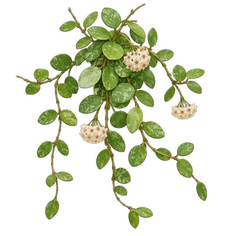 Botanische Illustration: Hoya Mathilde